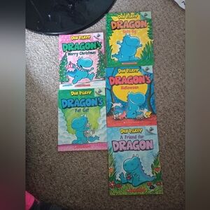 5 Dave Pilkey Acorn books: Dragon